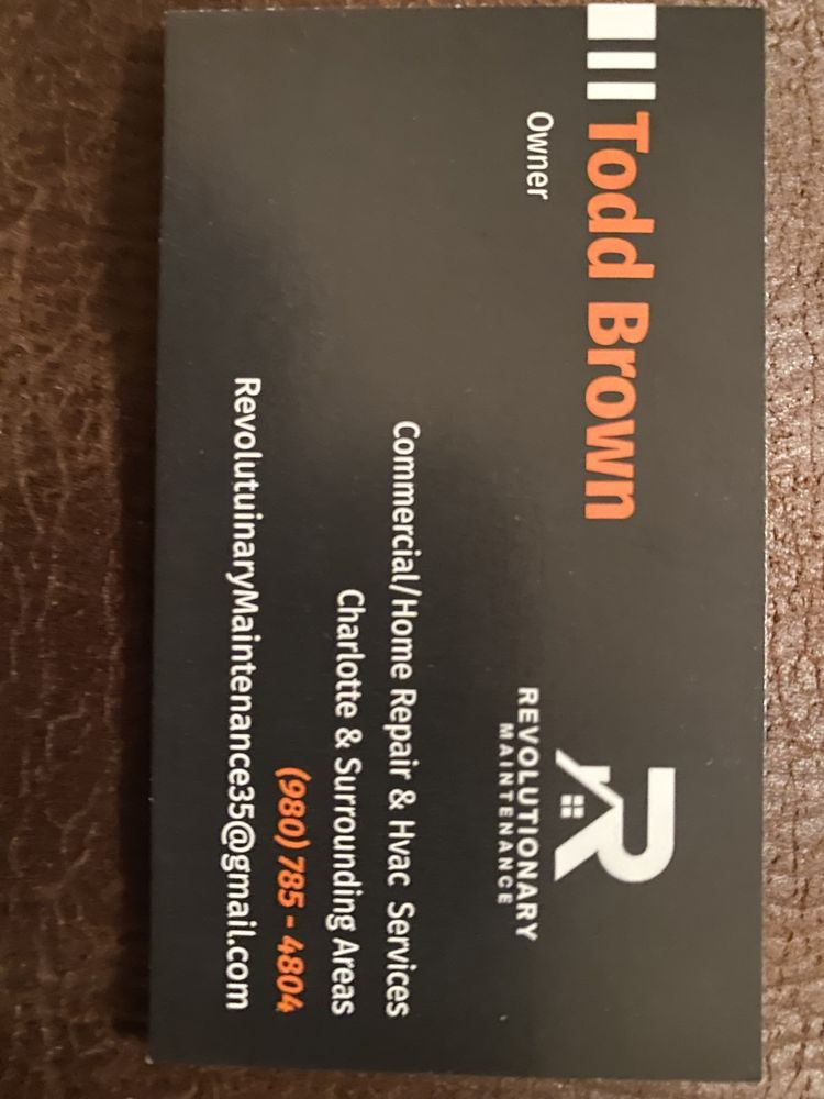 Slide of Revolutionary Maintenance