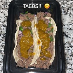 I always get their tacos! So beefy and delicious.