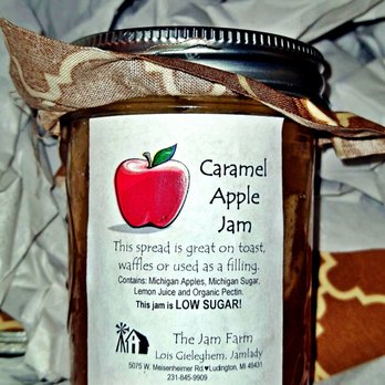 The Jam Farm - a jar of caramel apple jam - Specialty Food Near Me - Ludington, Michigan The Jam Farm - a jar of caramel apple jam - Specialty Food Near Me - Ludington, Michigan