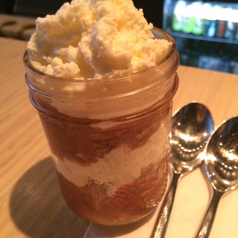 Stillwell Beer Bar - Rubharb trifle (rhubarb compote, lemon creme, and ameretti). Drool worthy. - Bars Near Me - Halifax, Nova Scotia Stillwell Beer Bar - Rubharb trifle (rhubarb compote, lemon creme, and ameretti). Drool worthy. - Bars Near Me - Halifax, Nova Scotia
