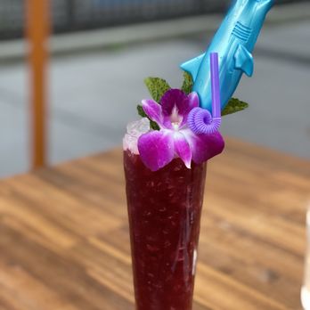 Cellar 335 - Blue Lagoon cocktail - Cocktail Bars Near Me - Jersey City, New Jersey