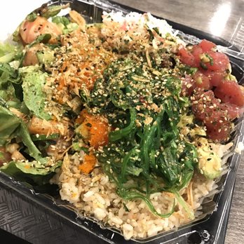 Ahipoki - Large with salmon and luau tuna - Seafood Near Me - Temple City, California