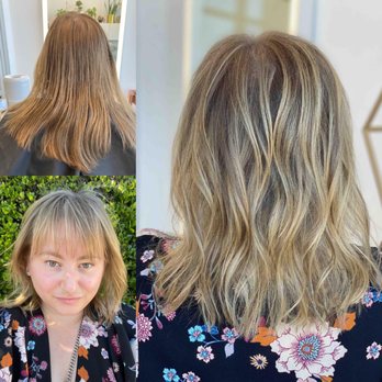 Diana Antes Studio - Before and after cut and balayage - Hair Salons Near Me - Sunnyvale, California