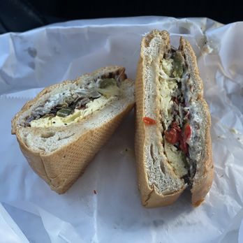 Antonelli's Deli - ##43.Pepper Steak, Eggs and Pepper Jack Cheese Sandwich - Delis Near Me - El Cajon, California Antonelli's Deli - ##43.Pepper Steak, Eggs and Pepper Jack Cheese Sandwich - Delis Near Me - El Cajon, California