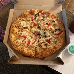 Domino's Pizza - A pizza lacking mushrooms