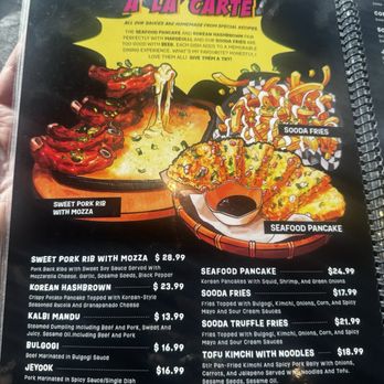 Sooda Korean BBQ - Appetizer menu - Korean Near Me - Burnaby, British Columbia Sooda Korean BBQ - Appetizer menu - Korean Near Me - Burnaby, British Columbia
