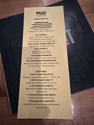 Menu photo 5 MINT Mojito Bar Buffalo, NY