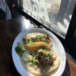 Chorizo and lamb tacos