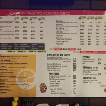 San Francisco Crust Pizza Co. - The menu - Pizza Near Me - San Ignacio, NLE San Francisco Crust Pizza Co. - The menu - Pizza Near Me - San Ignacio, NLE