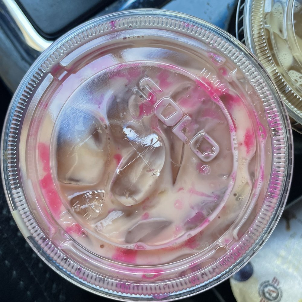 drizzle in the iced candy heart latte drizzle in the iced candy heart latte