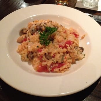 Lucky Monk - Mushroom risotto with chicken - American Near Me - Barrington, Illinois