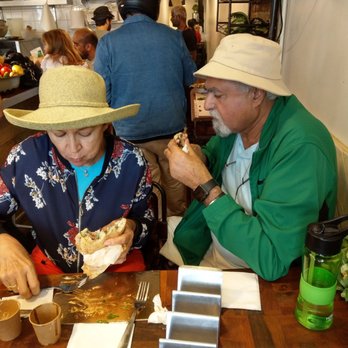 Miznon - My parents digging in. Love the food. Love the staff! - Middle Eastern Near Me - Paris, 75