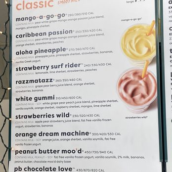 Jamba - Menu - Juice Bars & Smoothies Near Me - Tracy, California