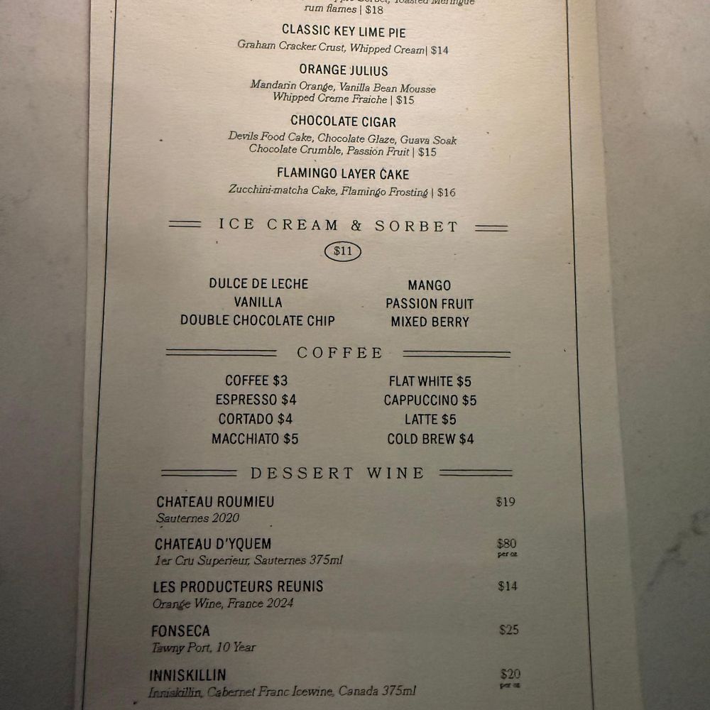 Hamlin House - Dessert menu - Pickleball Near Me - Orlando, Florida Hamlin House - Dessert menu - Pickleball Near Me - Orlando, Florida