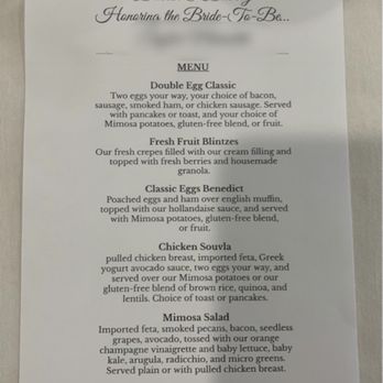 Mimosa - Menu - Breakfast & Brunch Near Me - Franklin, Wisconsin Mimosa - Menu - Breakfast & Brunch Near Me - Franklin, Wisconsin
