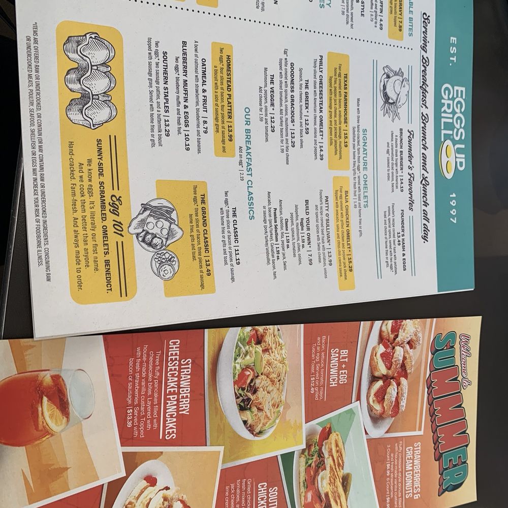 Eggs Up Grill - Menu - Breakfast & Brunch Near Me - Winter Garden, Florida Eggs Up Grill - Menu - Breakfast & Brunch Near Me - Winter Garden, Florida