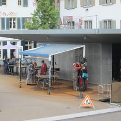 Jugendkulturhaus Dynamo - Blick in die Openair- Schlosserei vom Dynamo