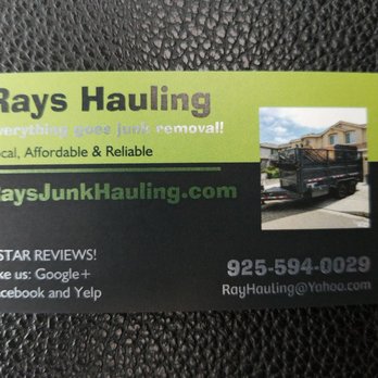 Rays Hauling - Junk Removal & Hauling Near Me Rays Hauling - Junk Removal & Hauling Near Me