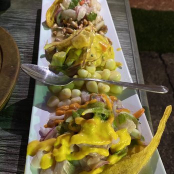 Mancora Peruvian Cuisine - Ceviche sampler - Peruvian Near Me - Alhambra, California Mancora Peruvian Cuisine - Ceviche sampler - Peruvian Near Me - Alhambra, California