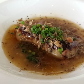 MW Restaurant - Seared Foie Gras with Bacon Dashi - New American Near Me - Honolulu, Hawaii MW Restaurant - Seared Foie Gras with Bacon Dashi - New American Near Me - Honolulu, Hawaii