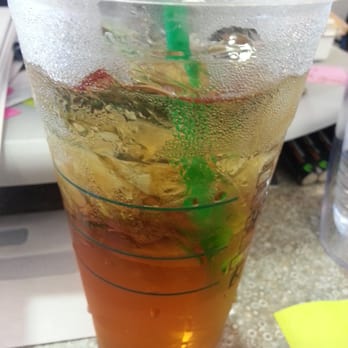 Starbucks - Iced tea on a hot summer day! Work is way better with a coffee (tea) break - Coffee & Tea Near Me - South Burlington, Vermont