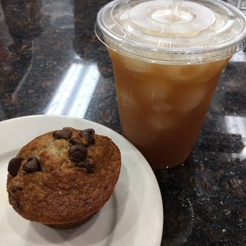 Coffee Booths - Banana chip muffin and mango tea - Coffee & Tea Near Me - Selden, New York Coffee Booths - Banana chip muffin and mango tea - Coffee & Tea Near Me - Selden, New York