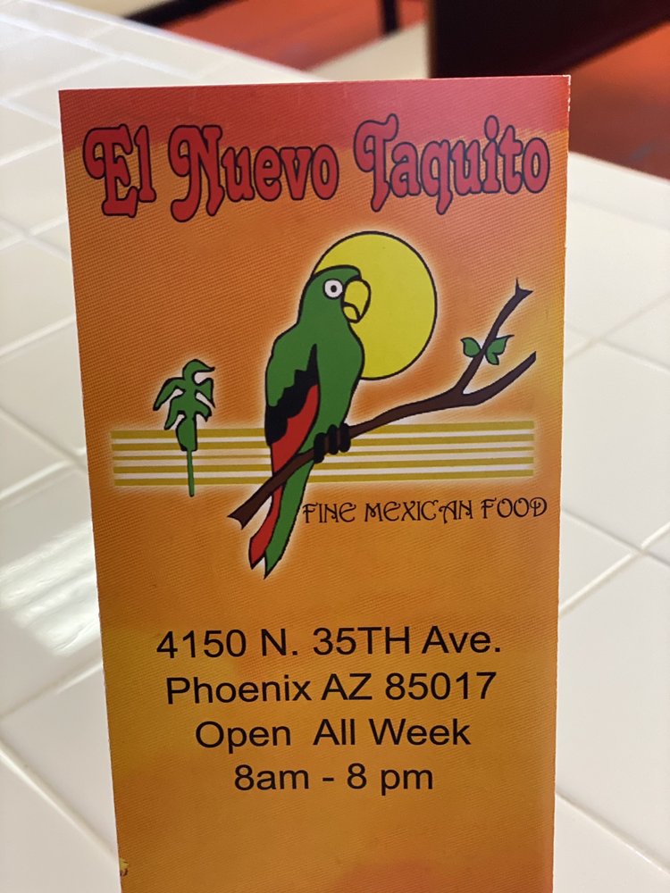 EL NUEVO TAQUITO 4150 N 35th Ave, Phoenix, Arizona Mexican