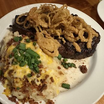 Cattlemens - Rib Eye with Mashed Potatoes - Steakhouses Near Me - Rancho Cordova, California Cattlemens - Rib Eye with Mashed Potatoes - Steakhouses Near Me - Rancho Cordova, California