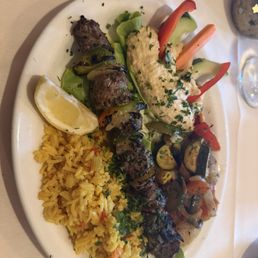 Lamb Kabob Platter