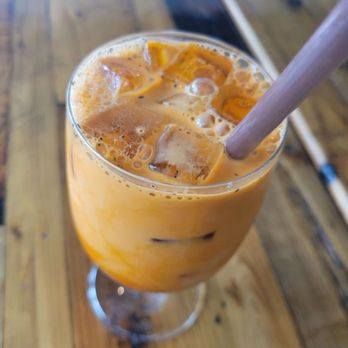 Aman Cafe - Yuck black tea leaves/grinds in my drink - Asian Fusion Near Me - Oakland, California