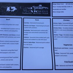 Casa Mexicana - Menu of all tacos