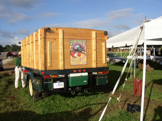 Big Green Truck Pizza by null