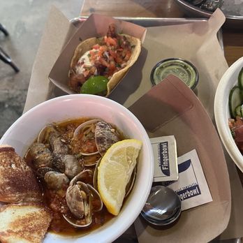 Seasurf Fish Co - Fish taco, clams with chorizo, oysters of course! - Seafood Near Me - Del Mar, California Seasurf Fish Co - Fish taco, clams with chorizo, oysters of course! - Seafood Near Me - Del Mar, California