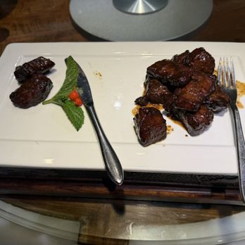 Bistro Na's - Diced black pepper honey Angus beef - Seafood Near Me - Temple City, California Bistro Na's - Diced black pepper honey Angus beef - Seafood Near Me - Temple City, California
