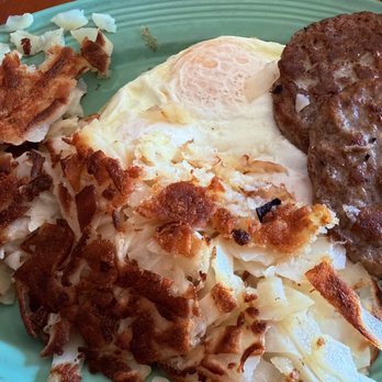 Uncle Bill's Pancake House - Sausage patties & fried eggs with potatoes - Breakfast & Brunch Near Me - Manhattan Beach, California