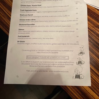 Soma - Menu - New American Near Me - Beverly, Massachusetts