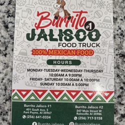 Burrito Jalisco 1 - Contact info