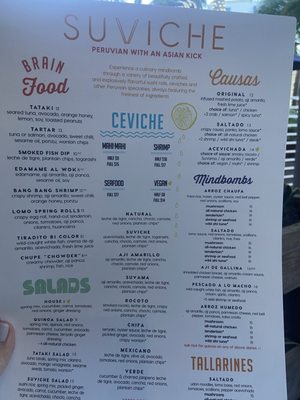 Menu photo 5 SuViche - Sushi and Ceviche Doral, FL Menu photo 5 SuViche - Sushi and Ceviche Doral, FL
