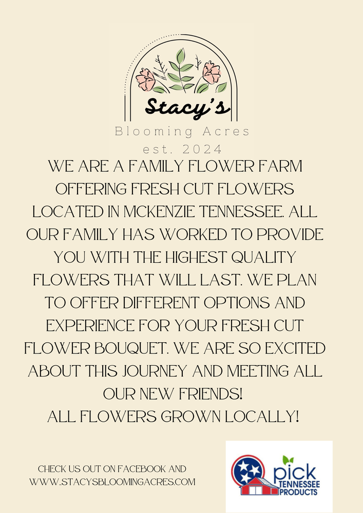 Social spots from Stacy's Blooming Acres