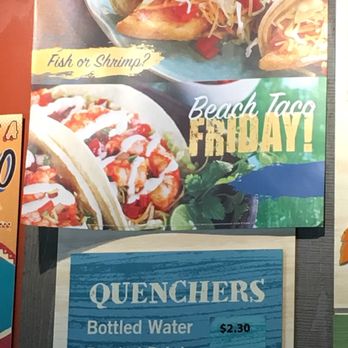 Taco Del Mar - They charge an extra dollar for shrimp but it doesn't say on the menu - Tex-Mex Near Me - Richmond, British Columbia