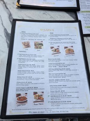 Menu photo 2 Sarva Indian Cuisine Boston, MA