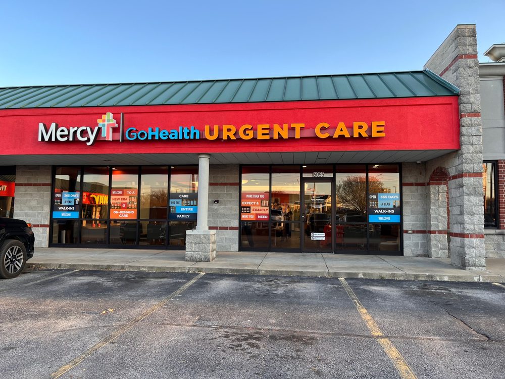 MERCYGOHEALTH URGENT CARE Updated August 2024 6055 N Main Street