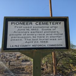 Pioneer Cemetery - Pioneer Cemetery, Ehrenberg