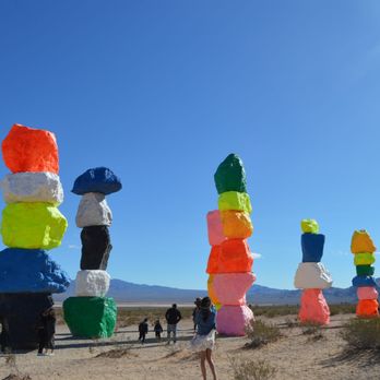Seven Magic Mountains - Public Art Near Me - Las Vegas, Nevada