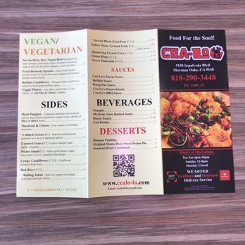 Cea-Lo L.A - Regular menu - New American Near Me - Sherman Oaks, California