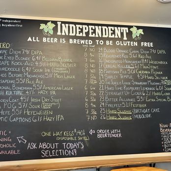 Independent Brewing Co - Menu - Breweries Near Me - Bel Air, Maryland Independent Brewing Co - Menu - Breweries Near Me - Bel Air, Maryland