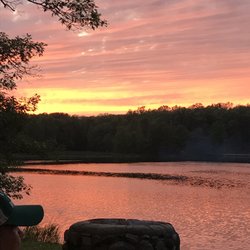 Camp Rotary - Fire bowl and sunset