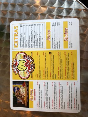 Menu photo 1 Arepas & Sand Wish Miami Beach, FL