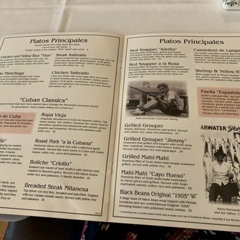 Columbia Restaurant - Large menus. - Spanish Near Me - Celebration, Florida Columbia Restaurant - Large menus. - Spanish Near Me - Celebration, Florida