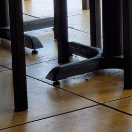 Dirt under tables Dirt under tables